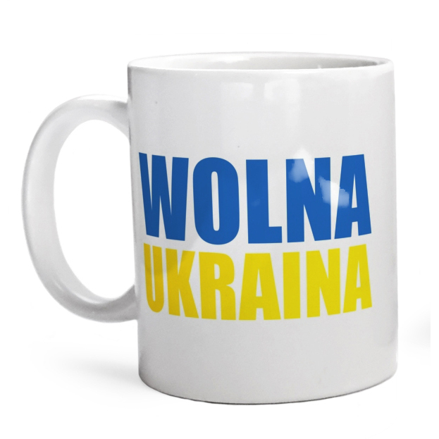 Wolna Ukraina - Kubek Biały