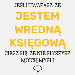 Wredna Księgowa - Damska Koszulka Biała