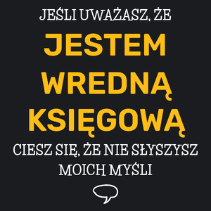 Wredna Księgowa - Damska Koszulka Czarna