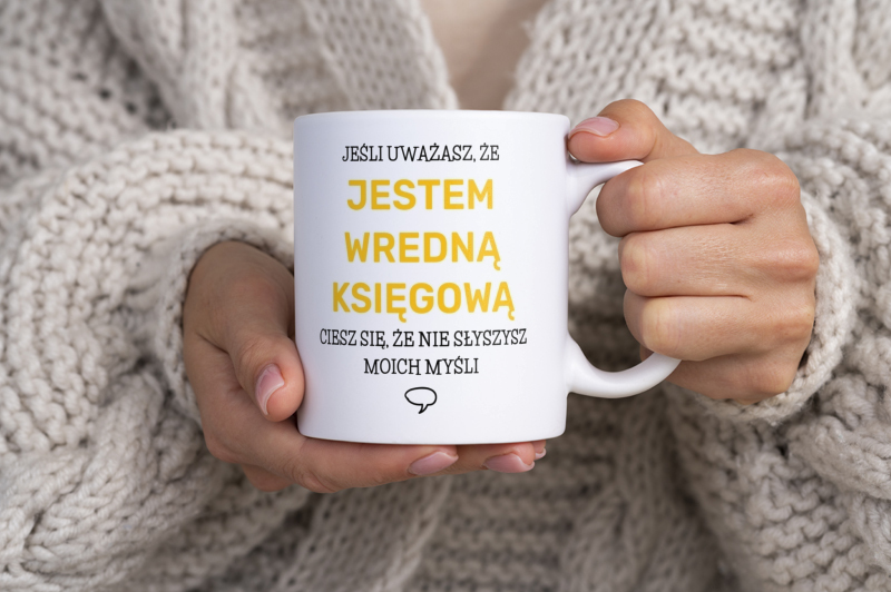 Wredna Księgowa - Kubek Biały