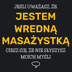 Wredna Masażystka - Damska Koszulka Czarna