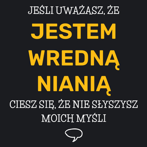 Wredna Niania - Damska Koszulka Czarna