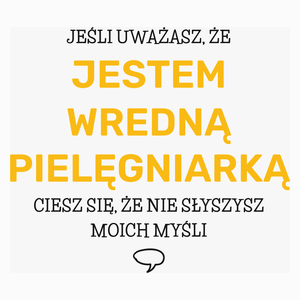 Wredna Pielęgniarka - Poduszka Biała