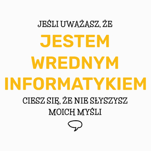 Wredny Informatyk - Poduszka Biała