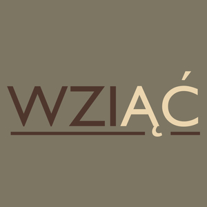 Wziąć - Męska Koszulka Khaki