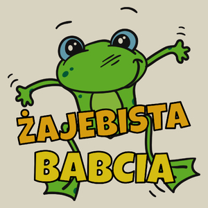 Żajebista Babcia - Torba Na Zakupy Natural