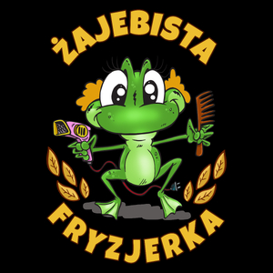 Żajebista Fryzjerka - Torba Na Zakupy Czarna