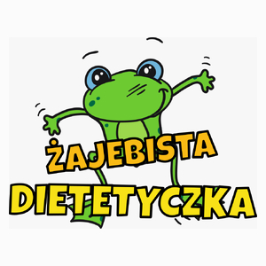 Żajebista dietetyczka - Poduszka Biała