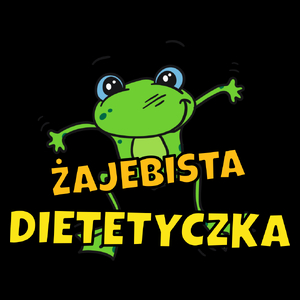 Żajebista dietetyczka - Torba Na Zakupy Czarna