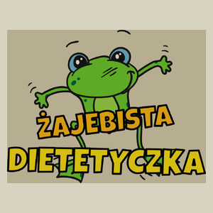 Żajebista dietetyczka - Torba Na Zakupy Natural