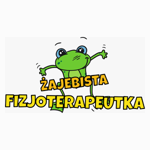 Żajebista fizjoterapeutka - Poduszka Biała