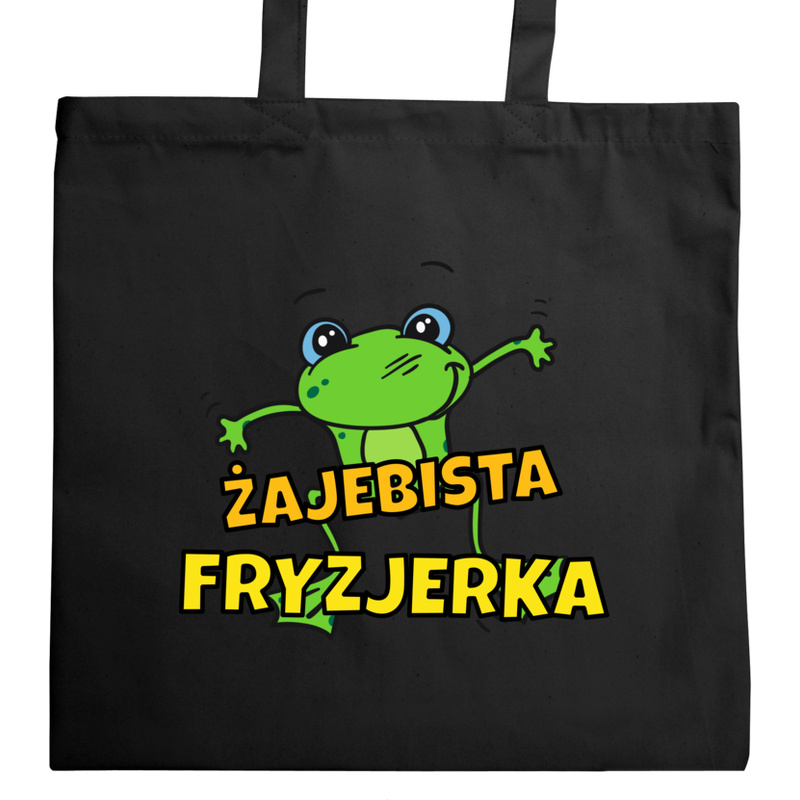 Żajebista fryzjerka - Torba Na Zakupy Czarna