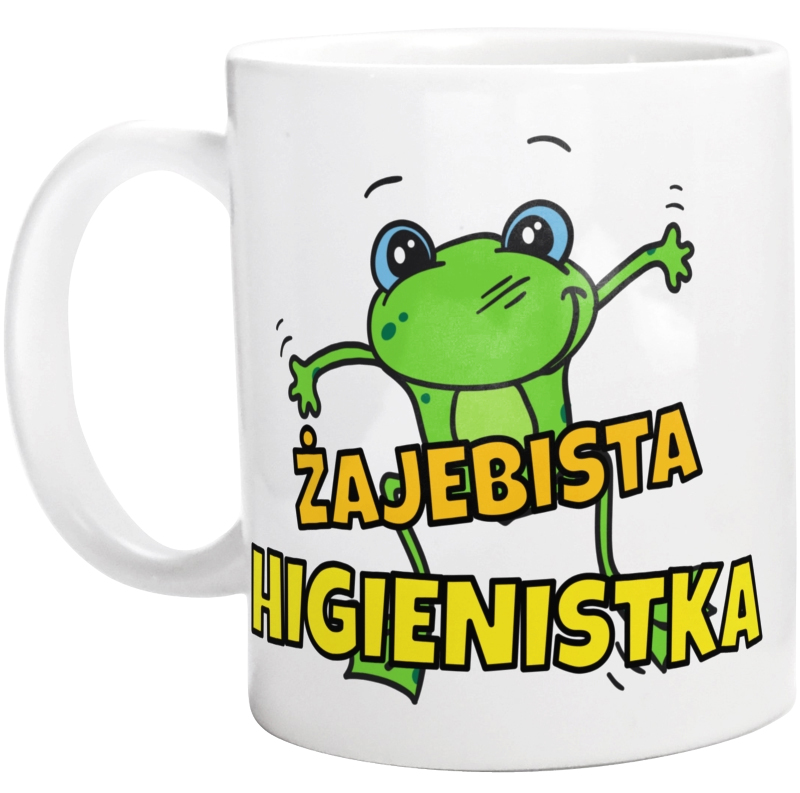 Żajebista higienistka - Kubek Biały