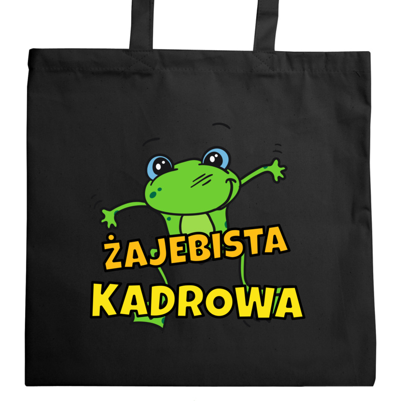 Żajebista kadrowa - Torba Na Zakupy Czarna