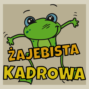 Żajebista kadrowa - Torba Na Zakupy Natural