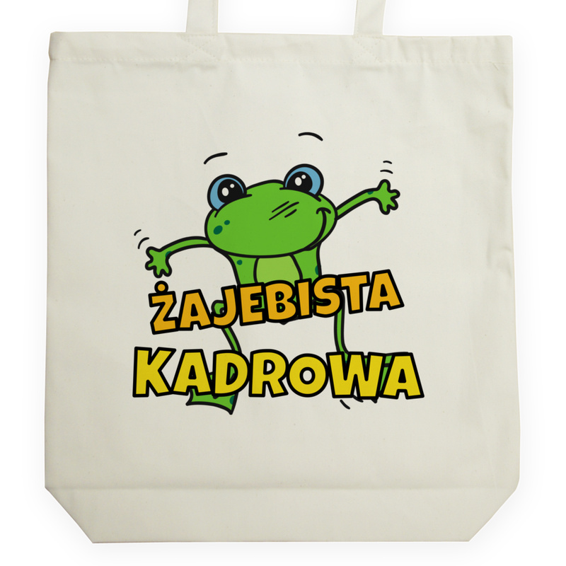 Żajebista kadrowa - Torba Na Zakupy Natural