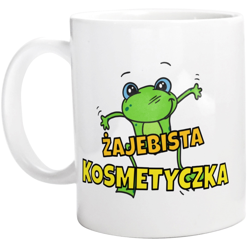 Żajebista kosmetyczka - Kubek Biały