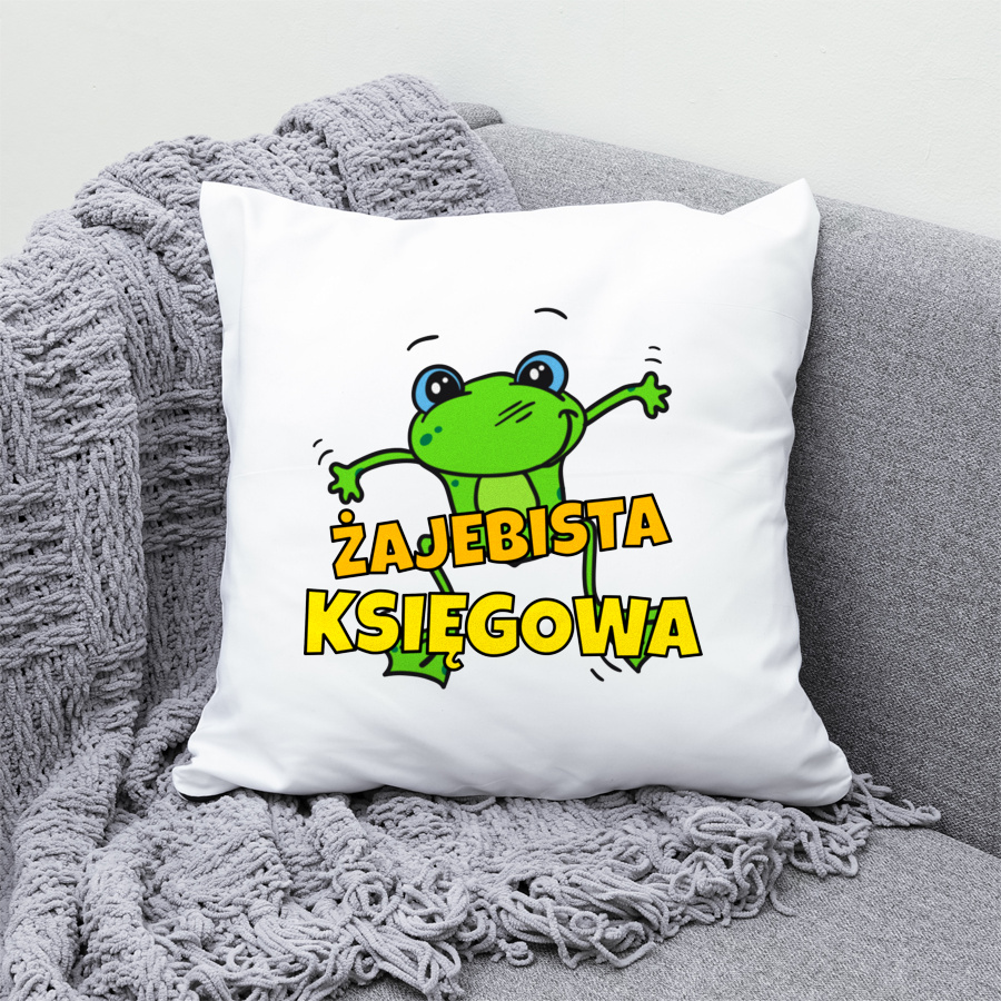 Żajebista księgowa - Poduszka Biała