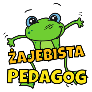 Żajebista pedagog - Kubek Biały