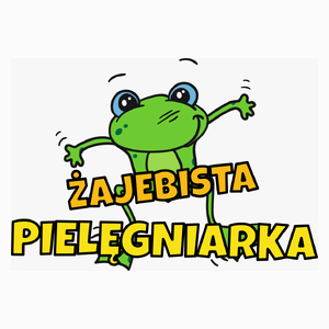 Żajebista pielęgniarka - Poduszka Biała