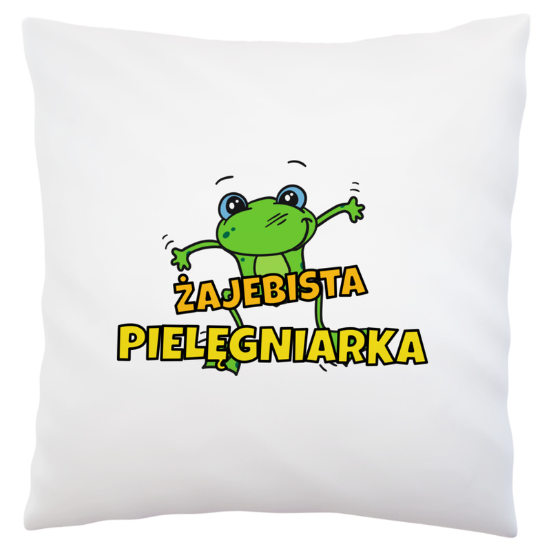 Żajebista pielęgniarka - Poduszka Biała