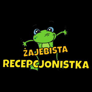 Żajebista recepcjonistka - Torba Na Zakupy Czarna