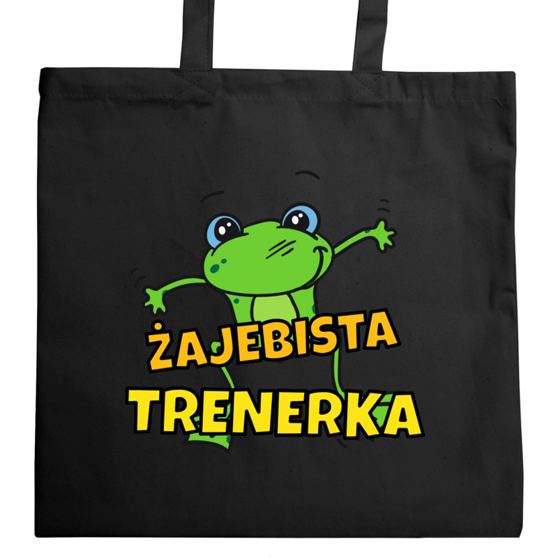 Żajebista trenerka - Torba Na Zakupy Czarna