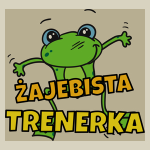 Żajebista trenerka - Torba Na Zakupy Natural