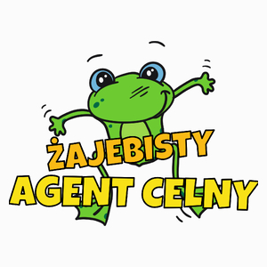 Żajebisty Agent Celny - Poduszka Biała