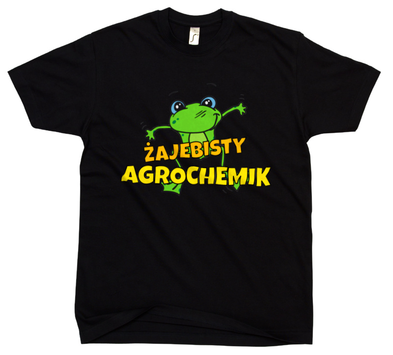 Żajebisty Agrochemik - Męska Koszulka Czarna