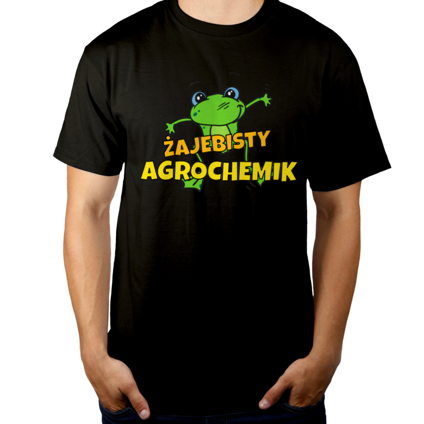 Żajebisty Agrochemik - Męska Koszulka Czarna