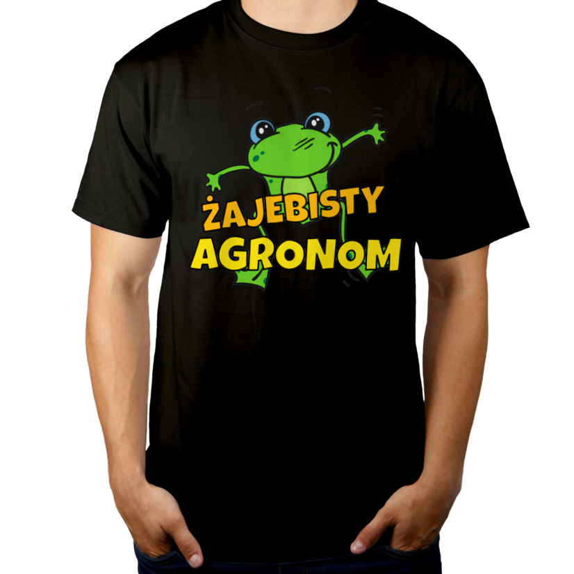 Żajebisty Agronom - Męska Koszulka Czarna