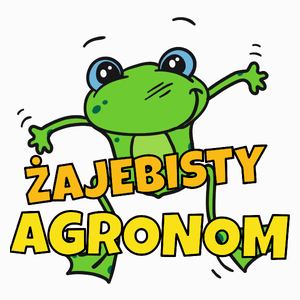 Żajebisty Agronom - Poduszka Biała