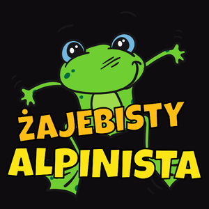 Żajebisty Alpinista - Męska Koszulka Czarna