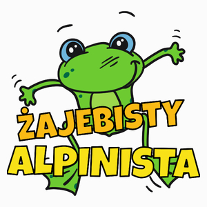 Żajebisty Alpinista - Poduszka Biała