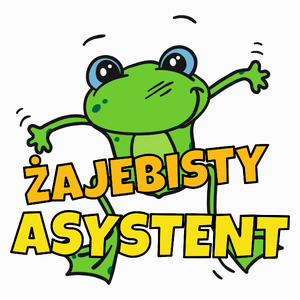 Żajebisty Asystent - Poduszka Biała