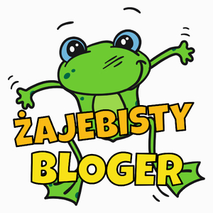 Żajebisty Bloger - Poduszka Biała