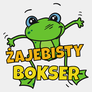 Żajebisty Bokser - Męska Koszulka Biała