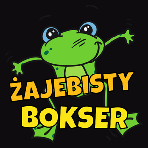 Żajebisty Bokser - Męska Koszulka Czarna