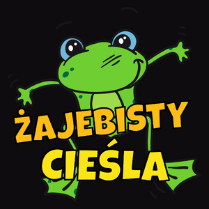 Żajebisty Cieśla - Męska Koszulka Czarna