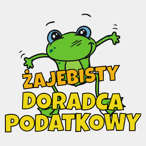 Żajebisty Doradca Podatkowy - Męska Koszulka Biała