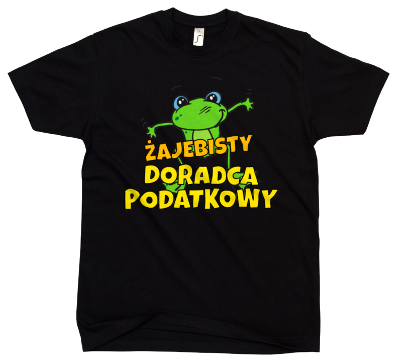 Żajebisty Doradca Podatkowy - Męska Koszulka Czarna