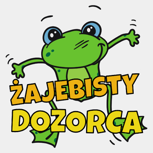 Żajebisty Dozorca - Męska Koszulka Biała