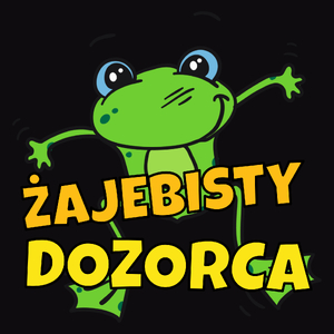 Żajebisty Dozorca - Męska Koszulka Czarna