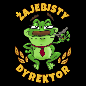 Żajebisty Dyrektor - Torba Na Zakupy Czarna