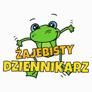 Żajebisty Dziennikarz - Poduszka Biała