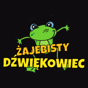 Żajebisty Dźwiękowiec - Męska Koszulka Czarna