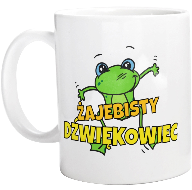 Żajebisty Dźwiękowiec - Kubek Biały