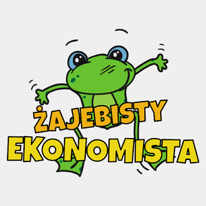 Żajebisty Ekonomista - Męska Koszulka Biała