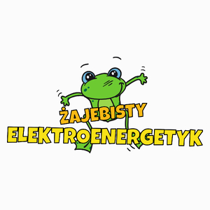 Żajebisty Elektroenergetyk - Poduszka Biała